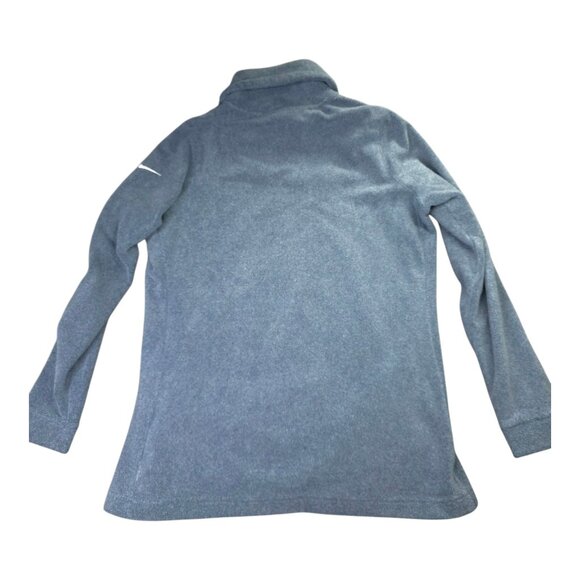Nike Dri-FIT Sweater Jacket Womens L Cowl Neck Pullover Fleece Side Zip Pockets - Picture 7 of 16